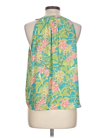 Rose + Olive Sleeveless Blouse (view 2)