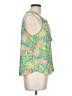Rose + Olive 100% Polyester Green Sleeveless Blouse Size L - photo 4