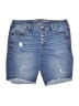 Torrid Blue Denim Shorts Size 16 - photo 1