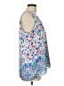 Adrienne Vittadini 100% Polyester Blue Sleeveless Blouse Size L - photo 4