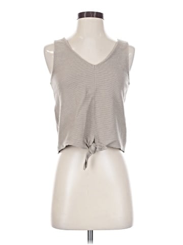 Madewell Texture &amp; Thread Tie-Front Tank Top (view 1)