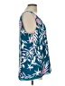 Lilly Pulitzer 100% Polyester Teal Sleeveless Blouse Size L - photo 4