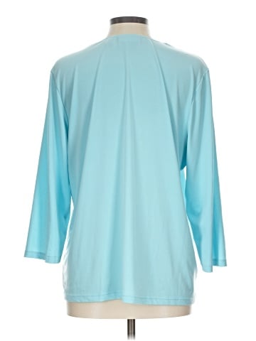 Susan Graver 3/4 Sleeve Top (view 2)