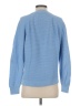 J.Jill 100% Cotton Chevron-herringbone Blue Pullover Sweater Size XS - photo 2