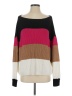 French Connection 100% Cotton Color Block Pink Pullover Sweater Size XS - photo 1