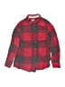 Cat & Jack Plaid Red Long Sleeve Button-Down Shirt Size 6 - 7 - photo 1