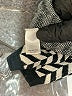 Banana Republic 100% Cotton Chevron-herringbone Black Pullover Sweater Size M - photo 8