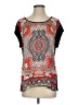 Daniel Rainn 100% Rayon Red Short Sleeve Blouse Size S - photo 1