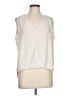 Veronica M. 100% Polyester Ivory Sleeveless Blouse Size L - photo 1