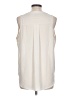 Veronica M. 100% Polyester Ivory Sleeveless Blouse Size L - photo 2