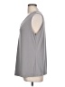 Susan Graver Gray Sleeveless Blouse Size L - photo 5