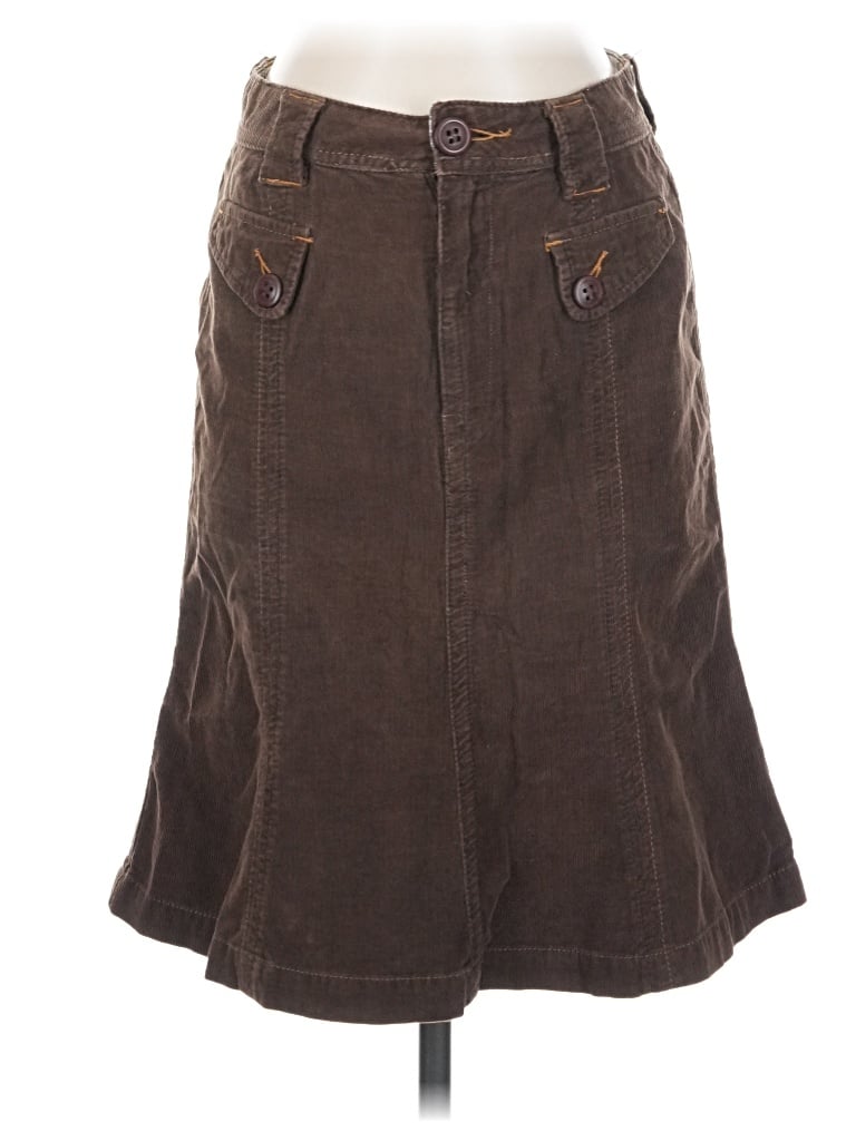 Pre-owned Unionbay Denim Skirt In Brown