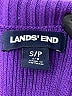 Lands' End Solid Purple Turtleneck Sweater Size S - photo 7