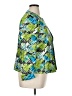 Kasper 100% Polyester Print Green Jacket Size 14 - photo 4