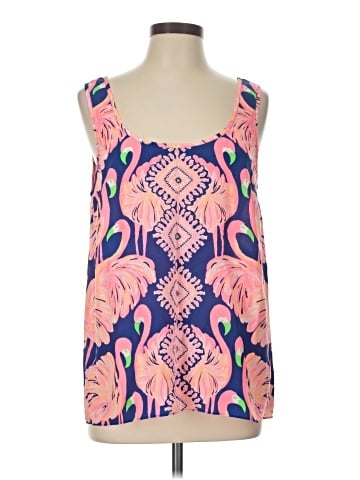 Lilly Pulitzer Sleeveless Silk Top (view 1)