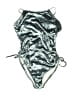 Limeapple Metallic Silver One Piece Swimsuit Size 12 - photo 1