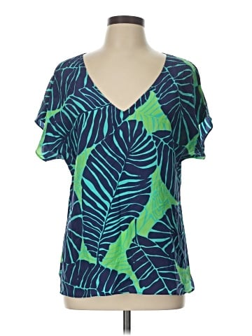 Lilly Pulitzer Short Sleeve Silk Top (view 1)