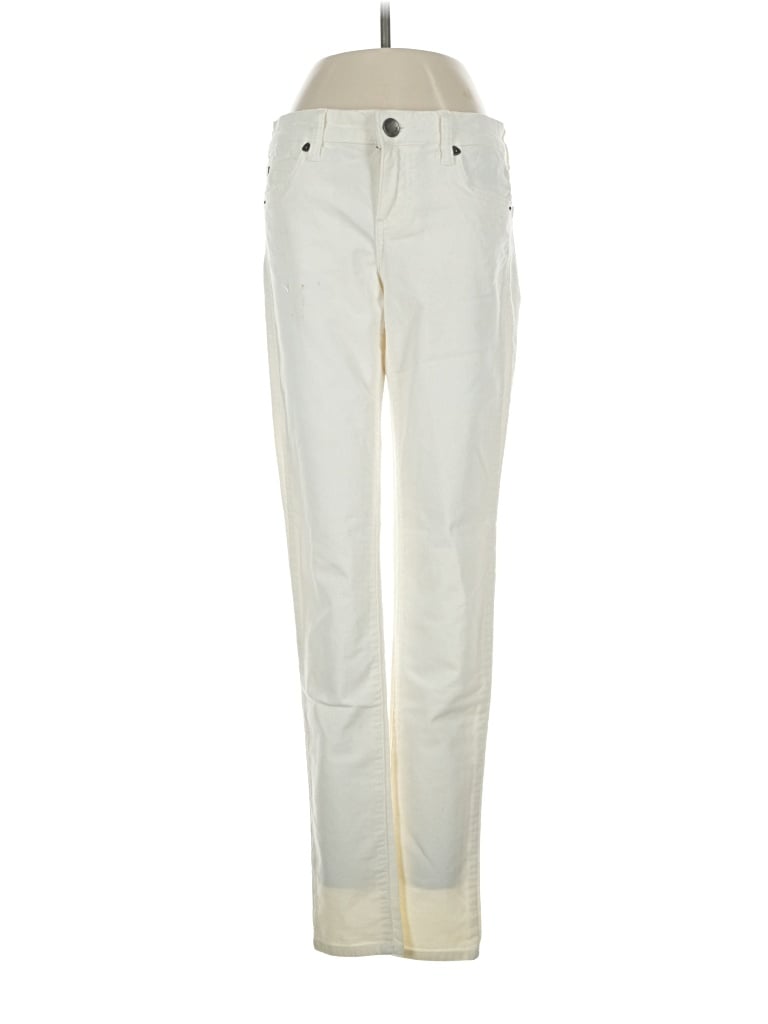 Pre-owned Kut From The Kloth Casual Pants In Ivory