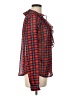 Mixed Threads 100% Polyester Red Long Sleeve Blouse Size L - photo 4