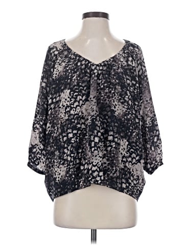 Rebecca Taylor 3/4 Sleeve Silk Top (view 1)