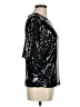 WD.NY 100% Polyester Black 3/4 Sleeve Top Size M - photo 4