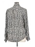 Pleione 100% Polyester Silver Long Sleeve Blouse Size XL - photo 2