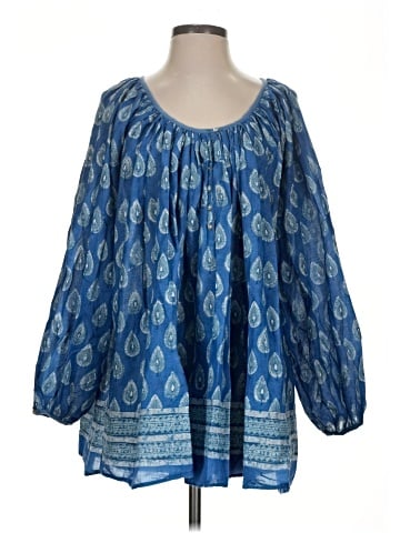 Calypso St. Barth 3/4 Sleeve Blouse (view 1)