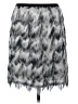 Ann Taylor Chevron-herringbone Silver Formal Skirt Size 4 - photo 2
