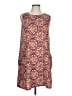 AB Studio Paisley Brown Casual Dress Size L - photo 1