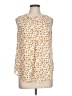 Fun2Fun 100% Polyester Ivory Sleeveless Blouse Size L - photo 1
