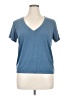 Antonio Melani Blue Short Sleeve Top Size XL - photo 1