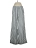 Caslon Stripes Silver Linen Pants Size S - photo 1