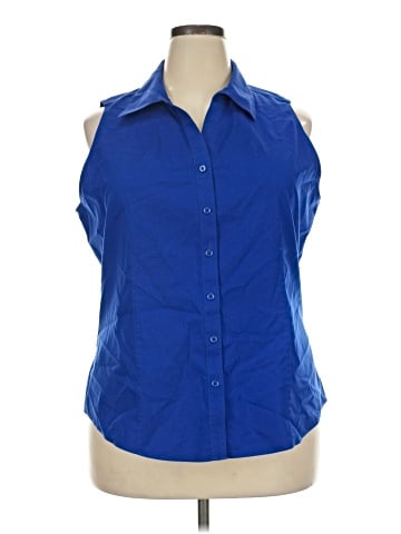 Gold Label Investments Sleeveless Button-Down Shirt (view 1)