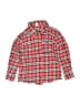Old Navy 100% Cotton Plaid Red Long Sleeve Button-Down Shirt Size 5T - photo 1