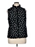 Croft & Barrow 100% Polyester Polka Dots Black Vest Size XL - photo 1