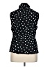 Croft & Barrow 100% Polyester Polka Dots Black Vest Size XL - photo 2