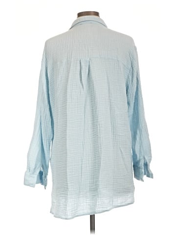 Eileen Fisher Long Sleeve Button-Down Shirt (view 2)