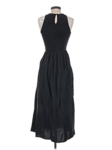 Madewell The Melody Smocked Midi Dress (view 2)