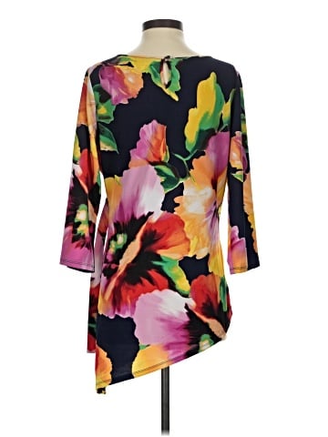 Essentials by Milano 3/4 Sleeve Blouse (view 2)