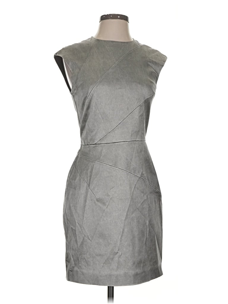 Pre-owned Mng Suit Cocktail Dress In Gray