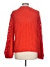 Lou & Grey Hearts Red Pullover Sweater Size L - photo 2