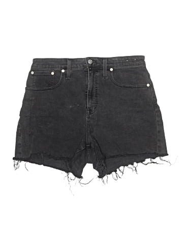 Madewell Curvy High-Rise Denim Shorts in Lunar Wash (view 1)