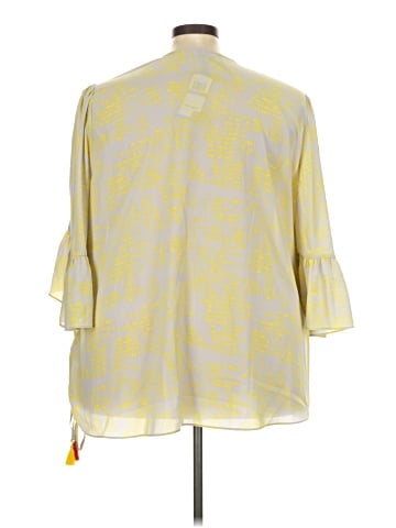 Melissa McCarthy Seven7 3/4 Sleeve Blouse (view 2)