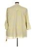 Melissa McCarthy Seven7 100% Polyester Yellow 3/4 Sleeve Blouse Size 4X - photo 2