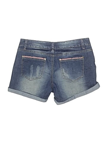 Papaya Denim Shorts (view 2)