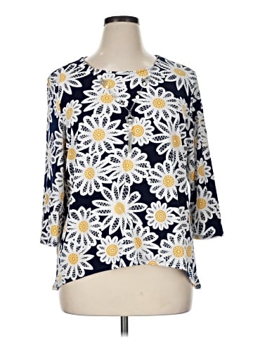 Alfred Dunner 3/4 Sleeve Blouse (view 1)