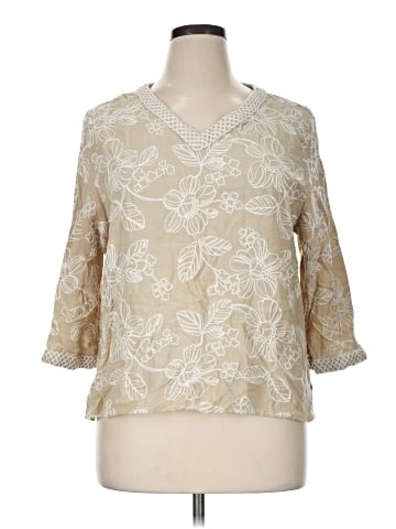 Alfred Dunner 3/4 Sleeve Blouse (view 1)