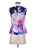 Bebe Purple Sleeveless Blouse Size 4 - photo 2