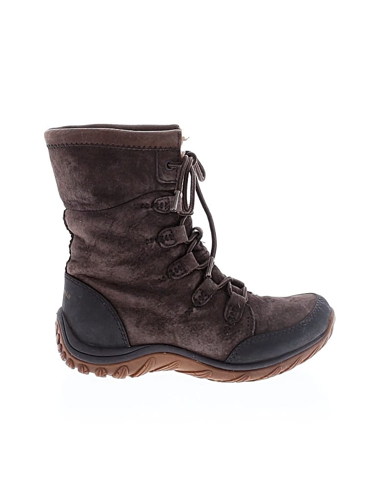 Pre-owned Assorted Brands Boots In Brown