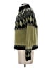 Garnet Hill Argyle Green Wool Pullover Sweater Size XS - photo 5